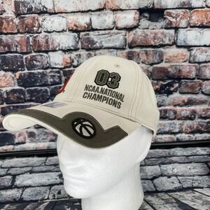 Vintage 2003 Syracuse University Hat OS NCAA National Champions Basketball Tan